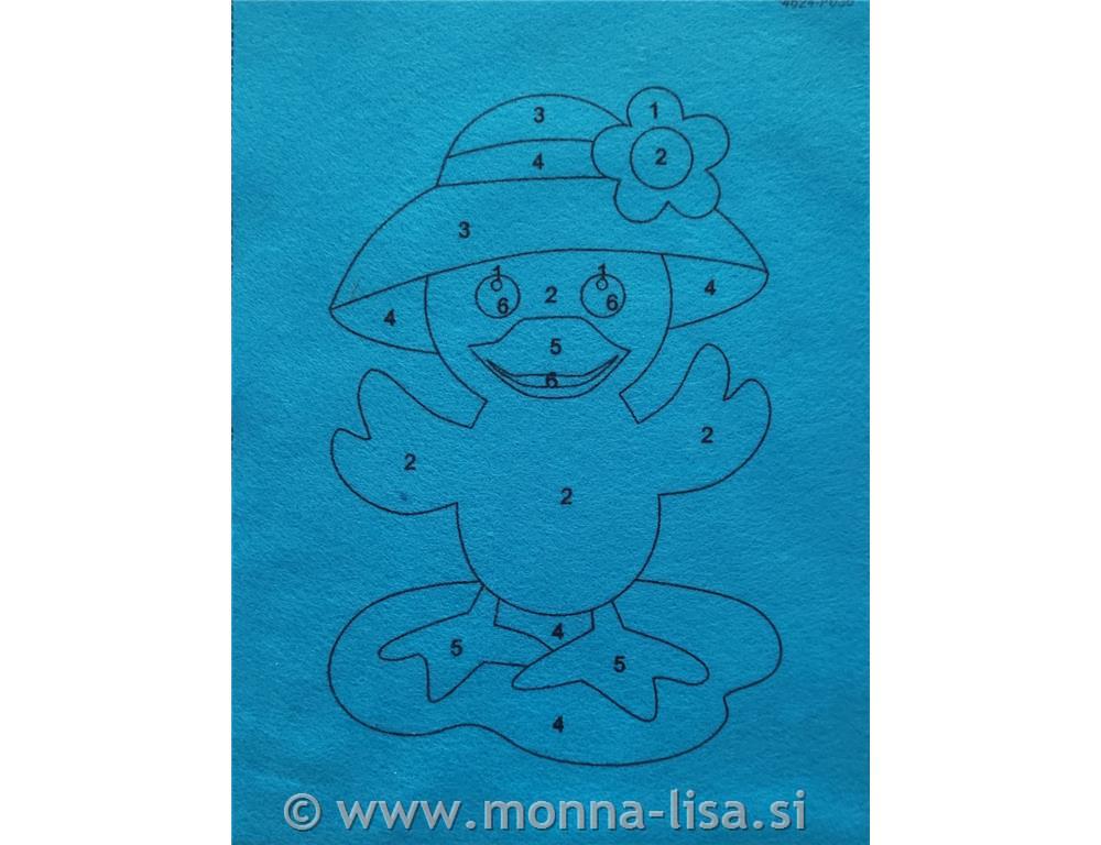 Slika za filcanje 15x20cm - račka