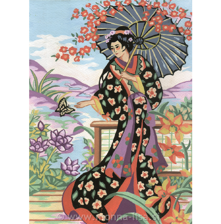 Gobelin s prejicami 30x22cm