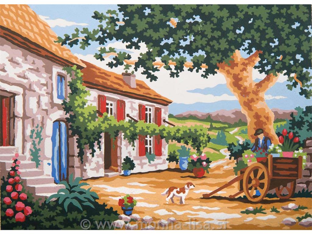 Gobelin s prejicami 30x22 cm