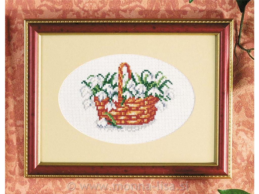 Slika za vezenje aida 12x18 cm