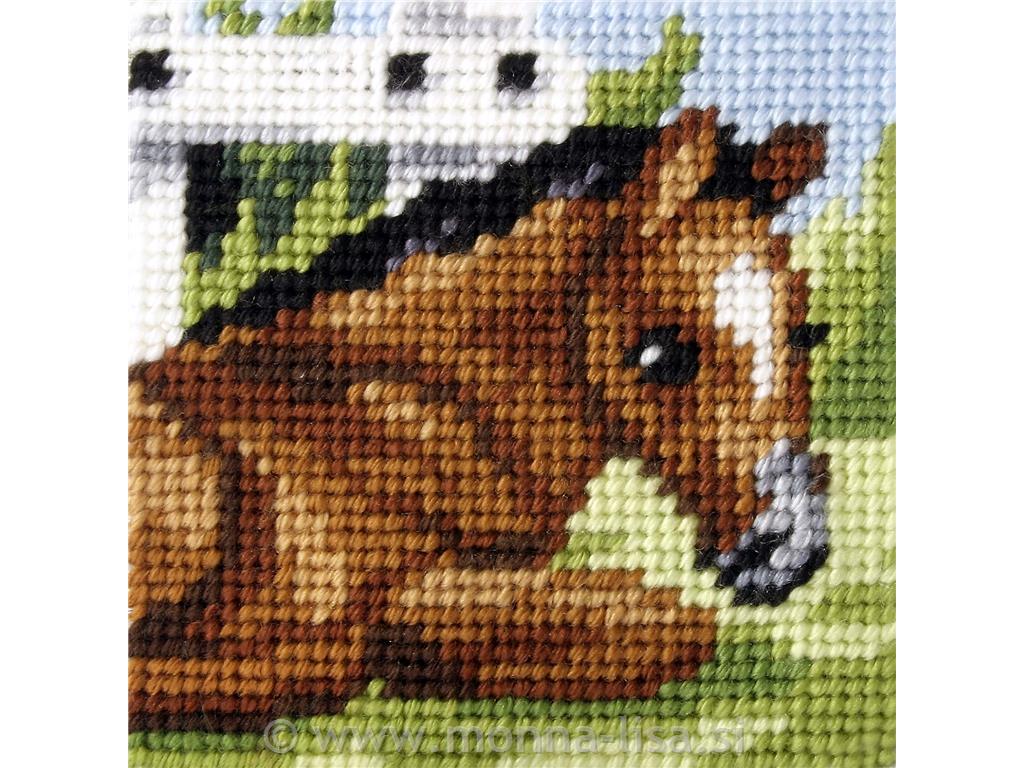 Gobelin z volno-otroški 16,5x16,5cm