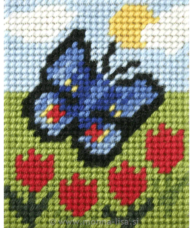 Gobelin z volno-otroški 17x20,5cm