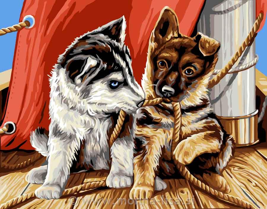 Gobelin s prejicami 40x30 cm