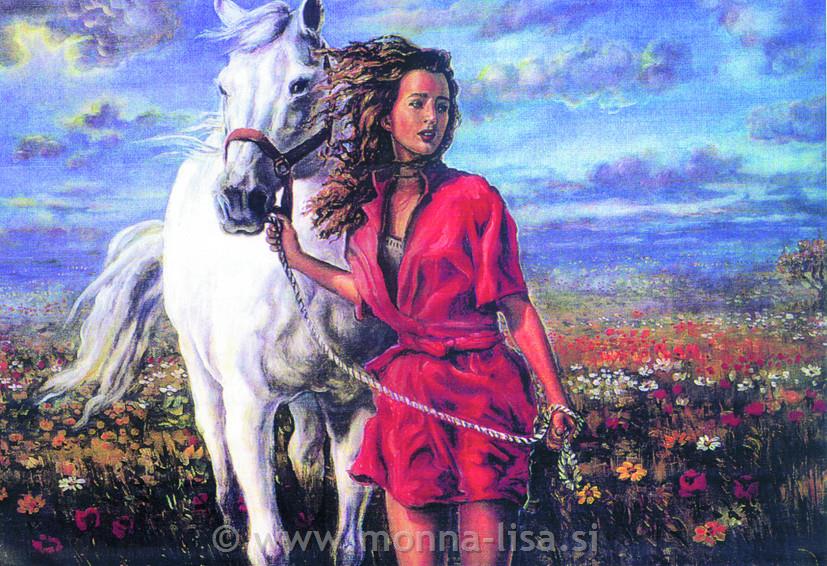 Gobelin s prejicami 50x40 cm