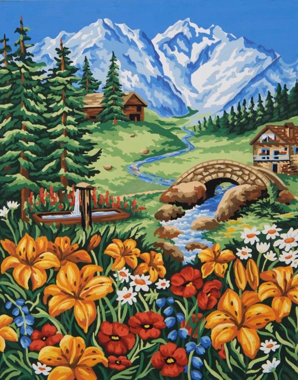 Gobelin s prejicami 50x40 cm