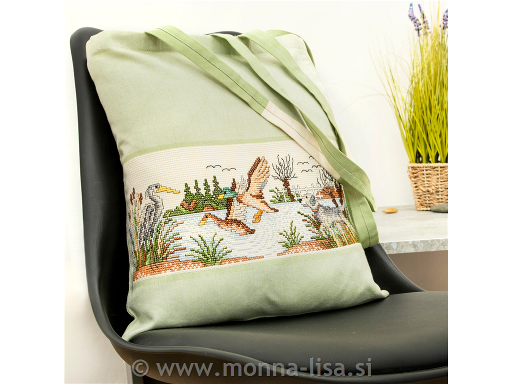 Torba 37x40cm z motivom za vezenje