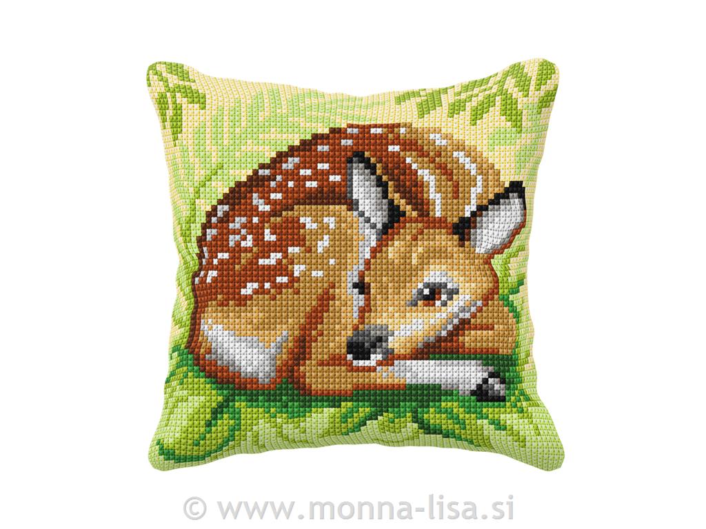 Blazina za vezenje 40x40cm - srna