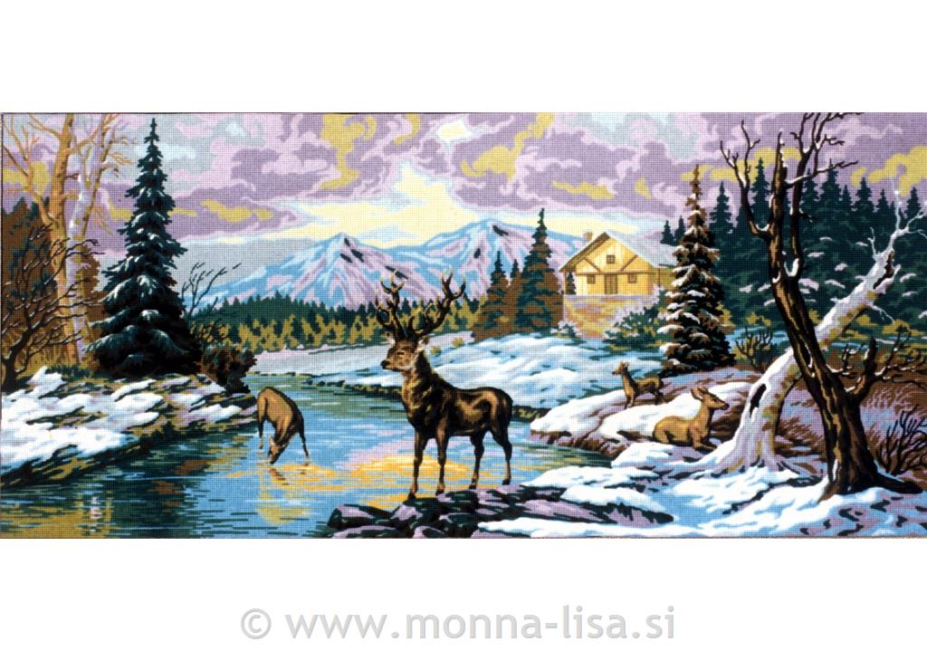 Gobelin s prejicami 50x115 cm
