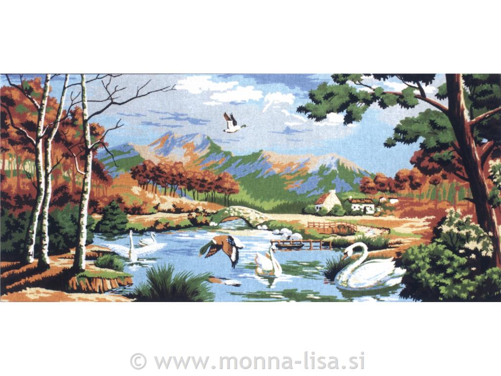 Gobelin s prejicami 50x115 cm