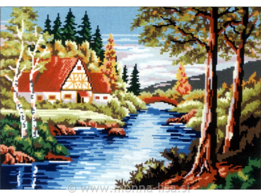 Gobelin s prejicami 35x50 cm