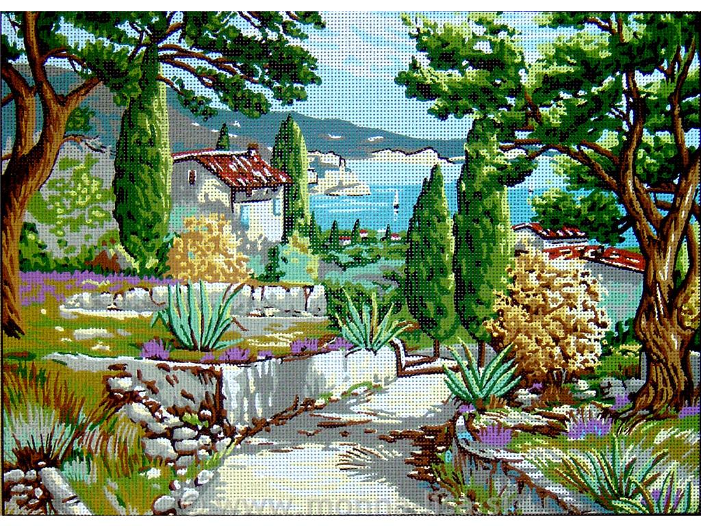 Gobelin s prejicami 35x50 cm