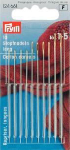 Ročne šiv. št.1-5 / dolge - 10 kosov