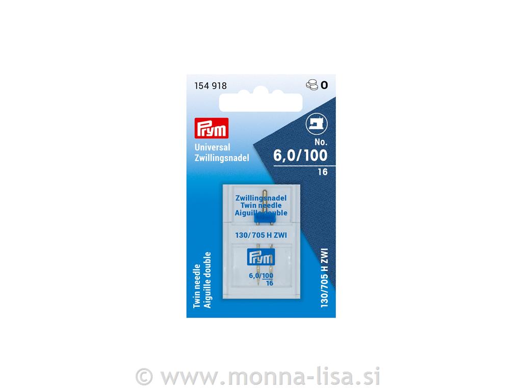 Dvojna šiv.št.100/6 / jersey - 1 kos