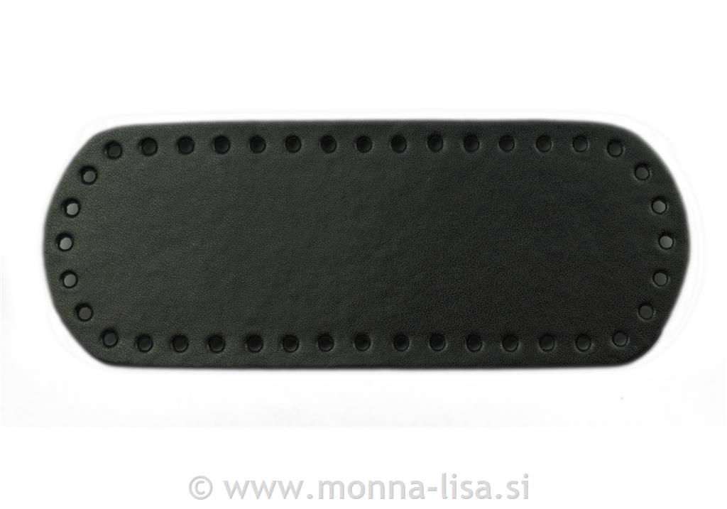 Dno za torbico 21x8cm črn
