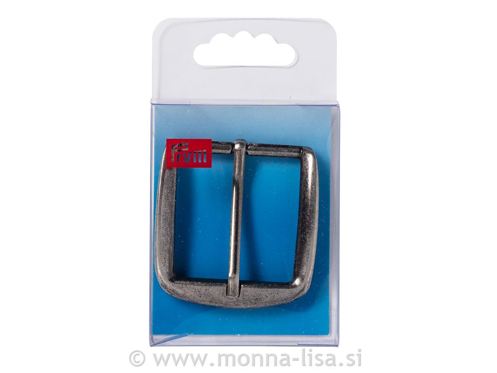 Zaponka za pas 40mm - srebrna mat