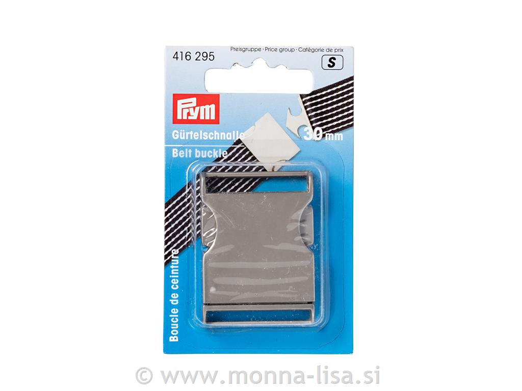 Zaponka za pas 40mm - mat srebrna