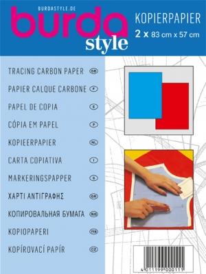 Kopirni papir rdeč/moder