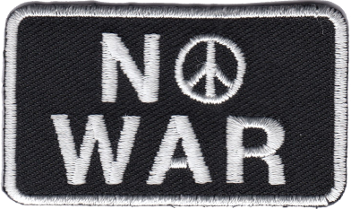 Našitek - No war