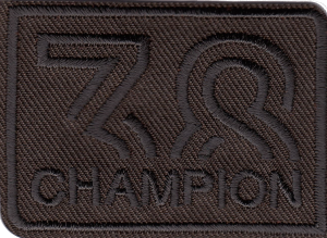 Našitek -38 champion rjav