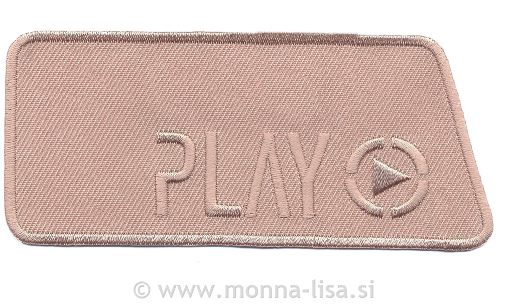 Našitek - Play bež
