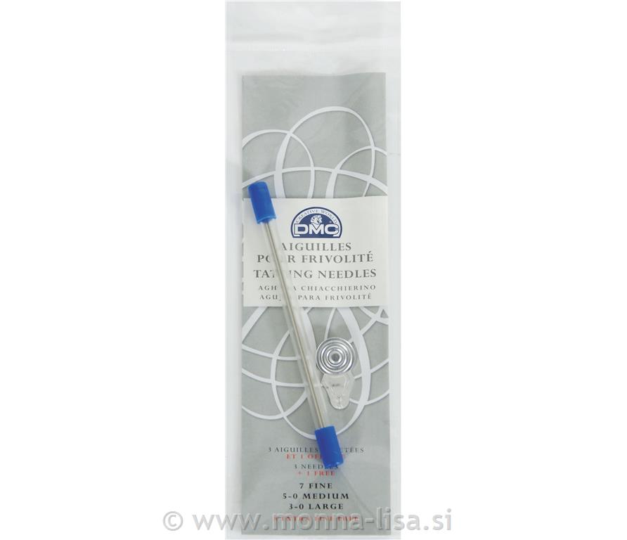 Tatting - set igel za čipke št. 3, 5, 7