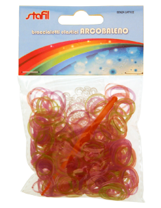 Arcobaleno elastike flourest. - mešane