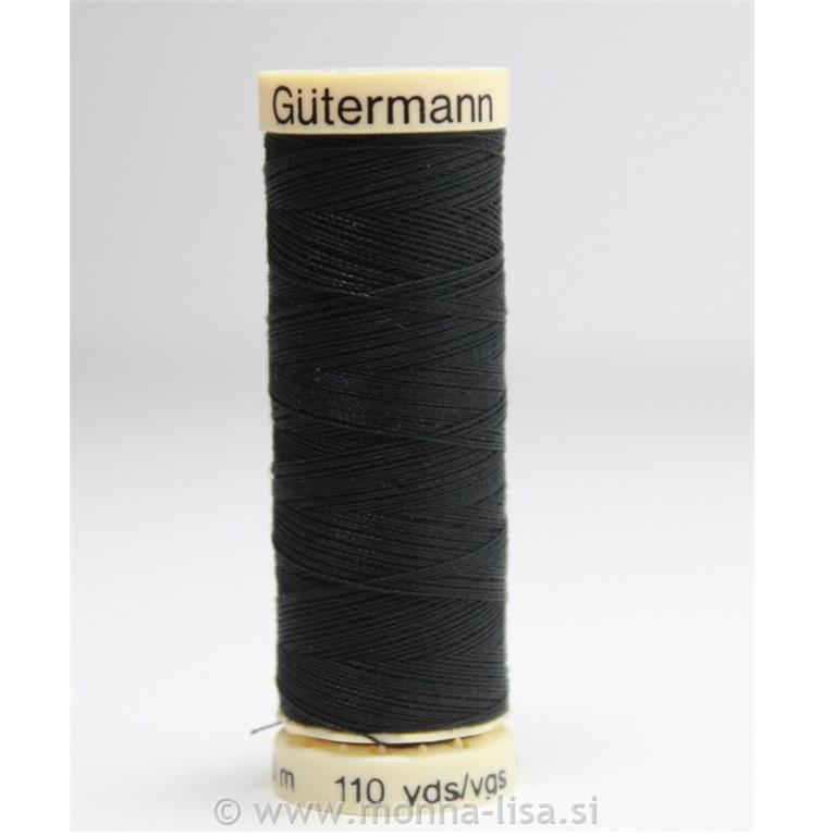 Sukanec polyester 100m črn
