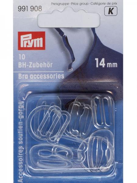 Sponke za nedrčke 14mm - transparent