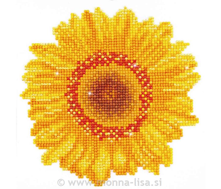 Diamond Dotz- sončnica 20x20cm
