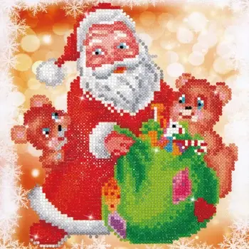 Diamond dotz - božiček 23 x 25cm