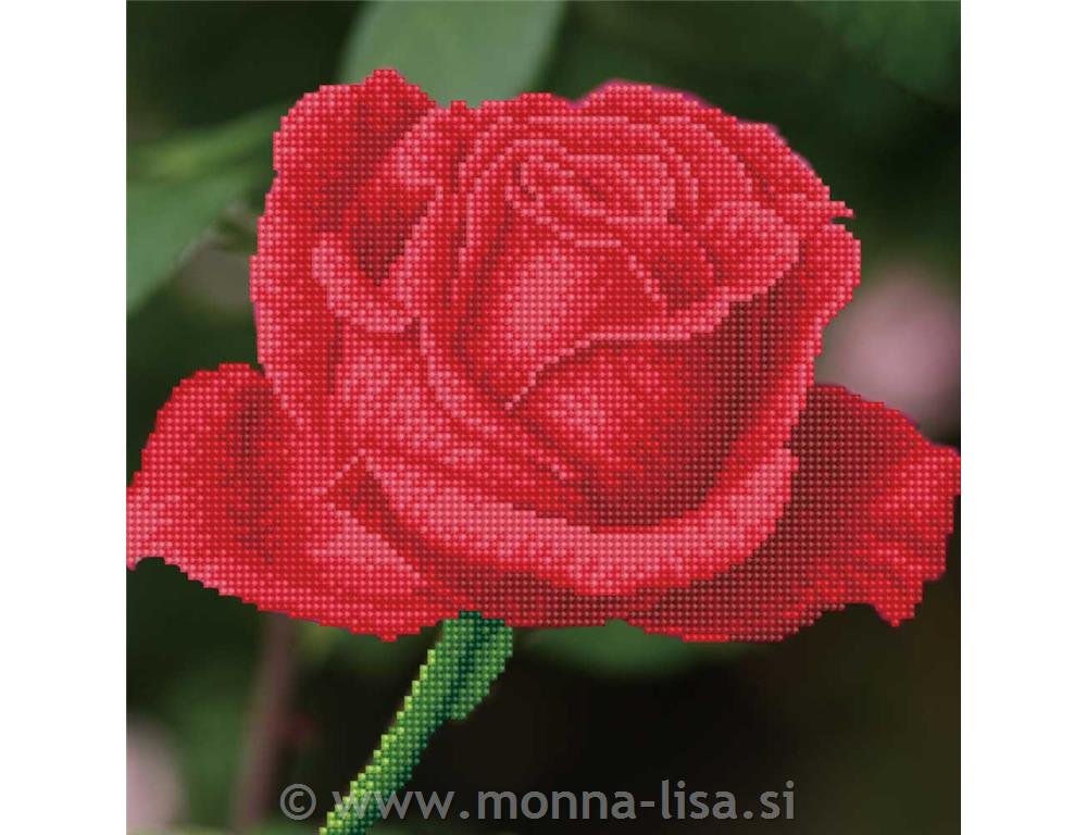 Diamond dotz - vrtnica rdeča 30,5x30,5cm