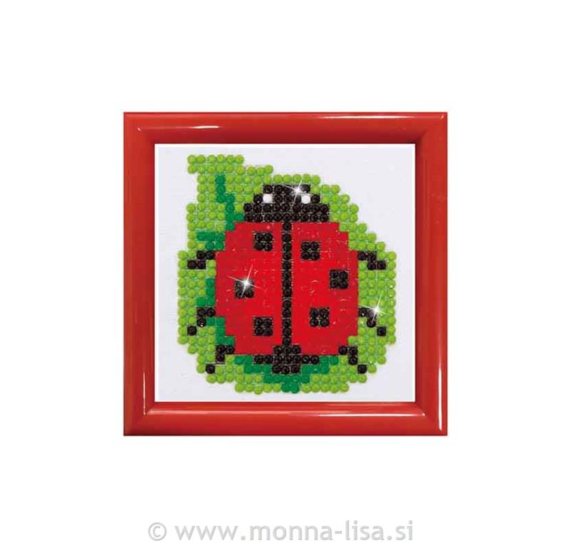 Diamond dotz- pikapolonica 7x7cm + okvir