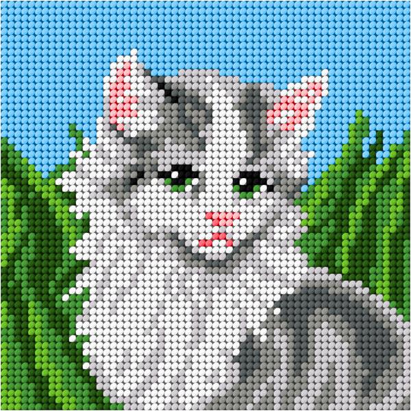 Gobelin s prejicami 13,5x13,5cm