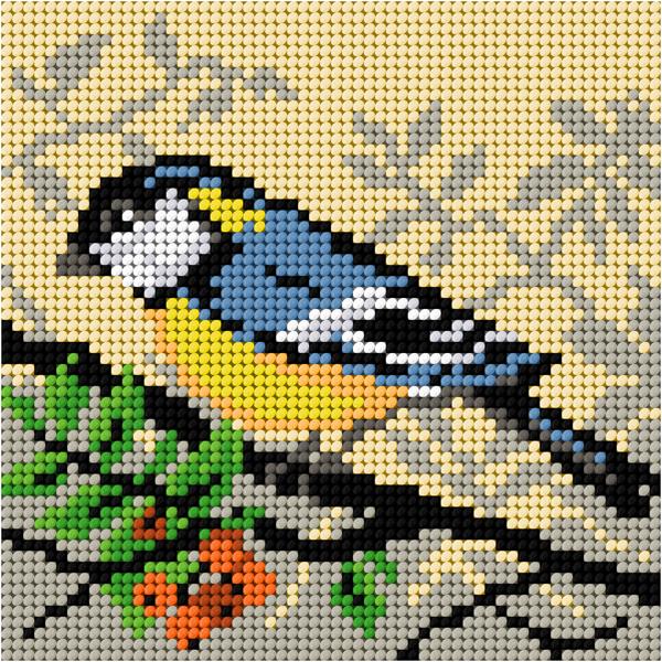 Gobelin s prejicami 13,5x13,5cm