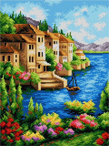 Gobelin s prejicami 27,5x36,5cm