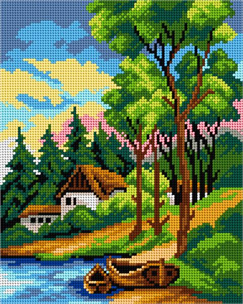 Gobelin s prejicami 22x27,5cm