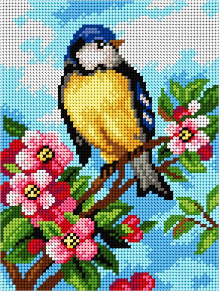 Gobelin s prejicami 16,5x22cm