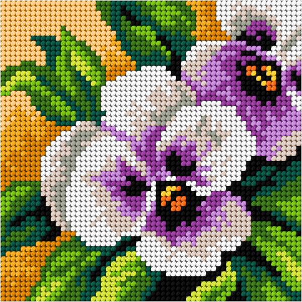 Gobelin s prejicami 13,5x13,5cm