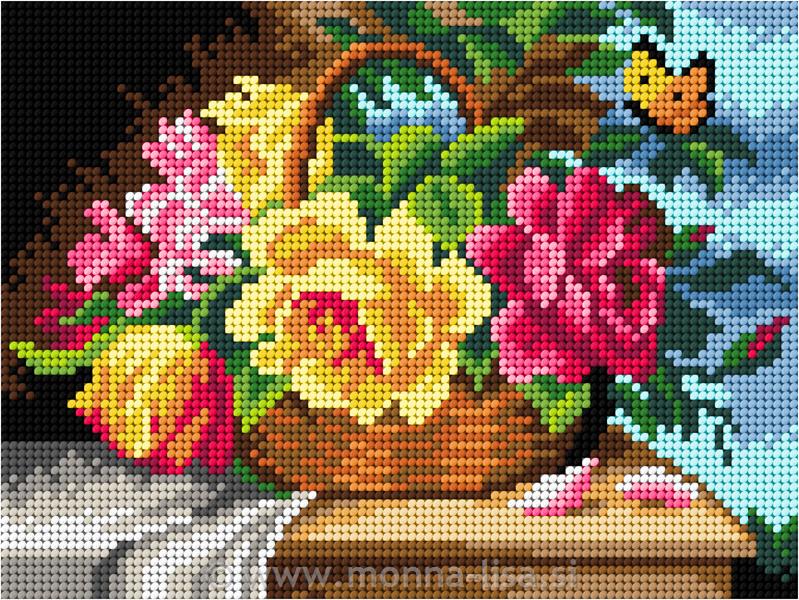 Gobelin s prejicami 16,5x22cm