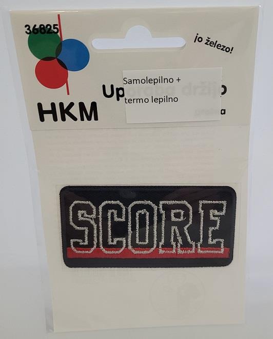 Našitek score