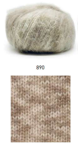 Mohair color - preja 50g