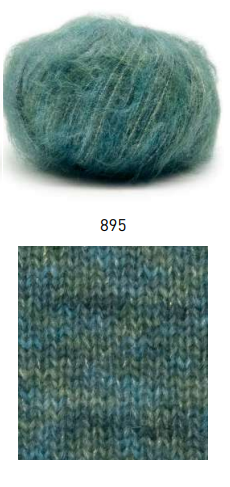 Mohair color - preja 50g