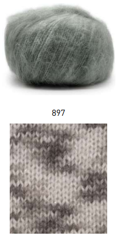 Mohair color - preja 50g