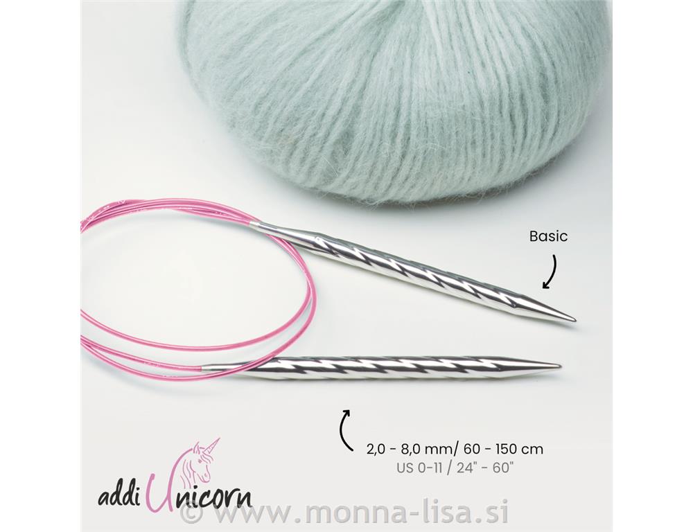 addiUnicorn krožne pletilke