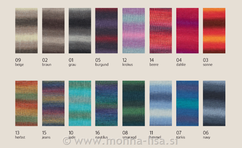 Step 4 Merino color 100g