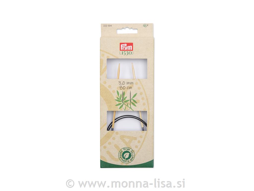 Krožne pletilke iz bambusa 2,5-25mm