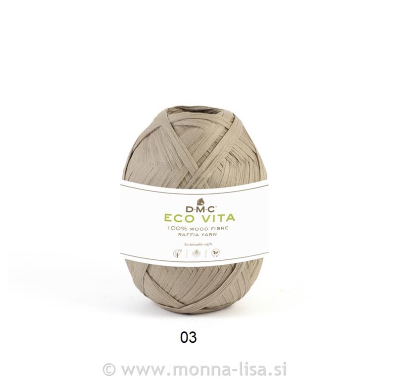 Eco Vita Raffia - 50g črna
