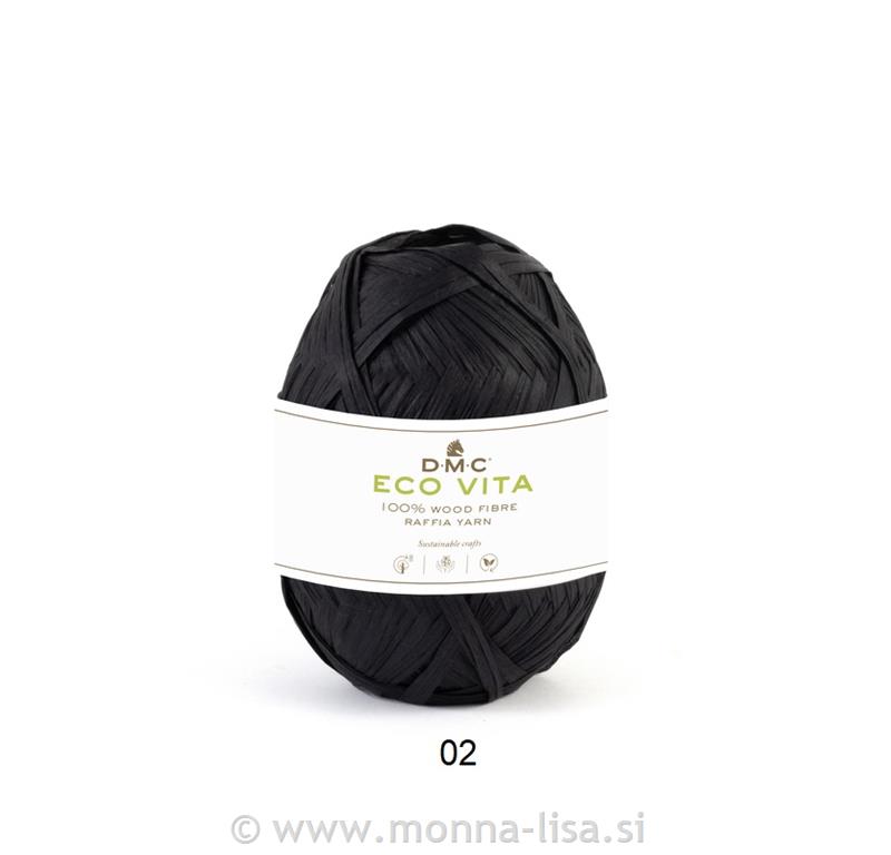 Eco Vita Raffia - 50g črna