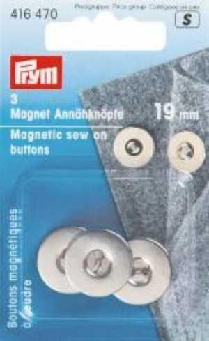 Magnetni gumbi - prišivni - 19mm