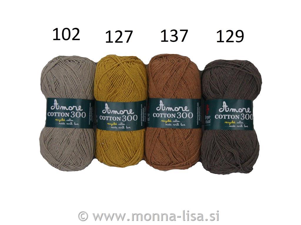 Amore 300 - recikliran bombaž 100g